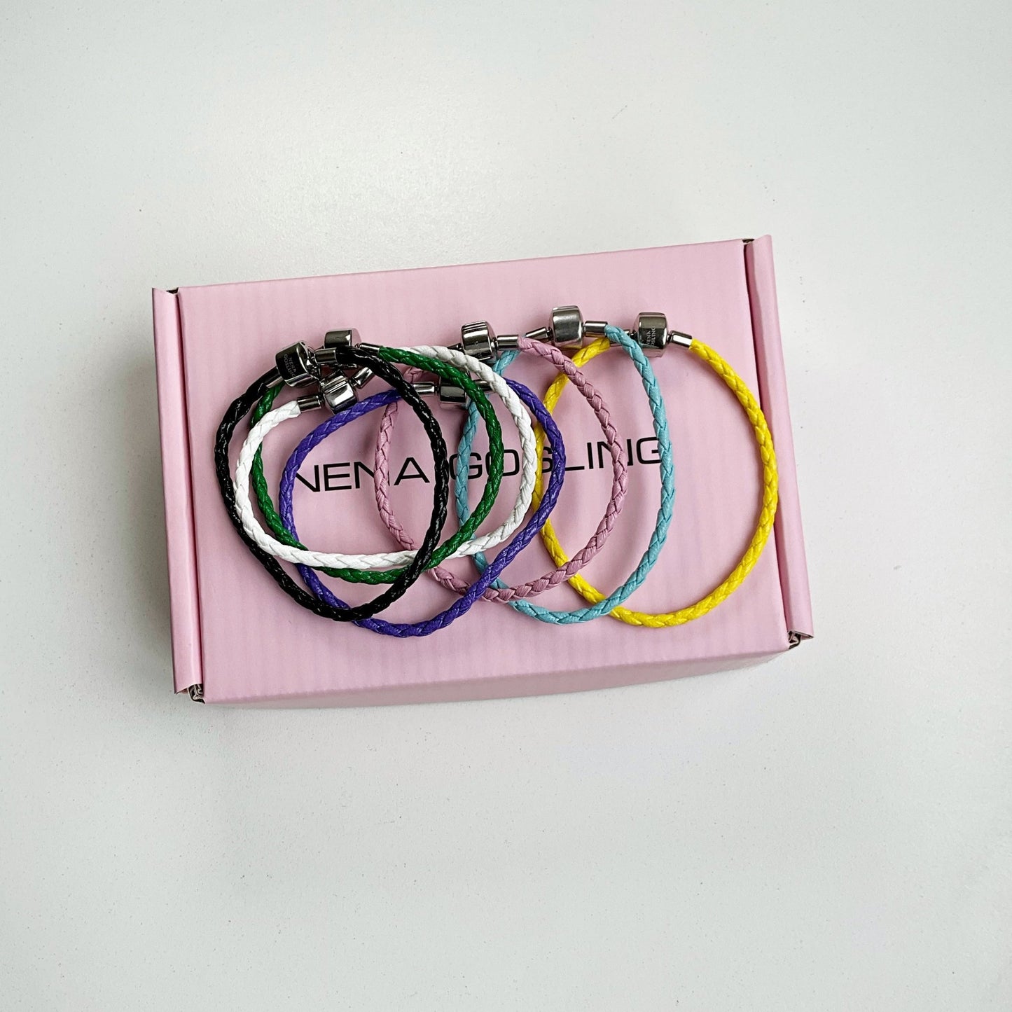 Brazalete Mama en Cuero trenzado - nenagosling