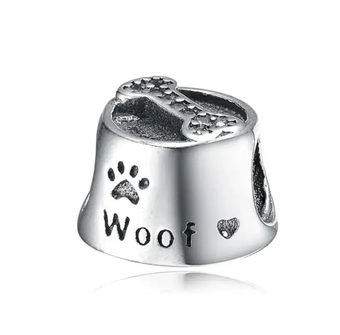 🐶💬 Colgante “WOOF” Huesito avejentado - nenagosling