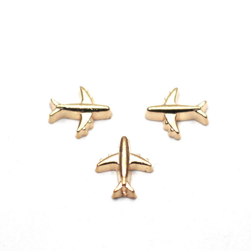 Dije de avión dorado - nenagosling