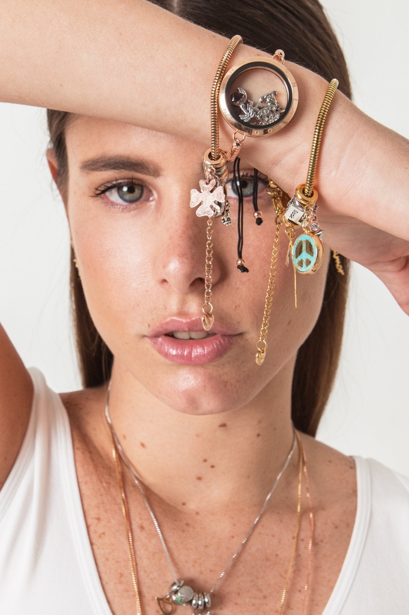 Pulsera Grande Plateada - nenagosling