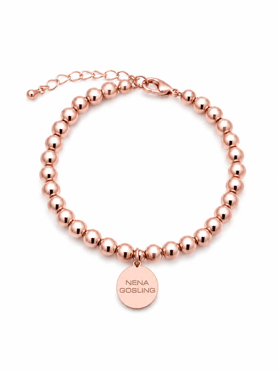 Pulsera Esferas Rosadas