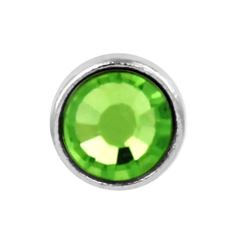 Dije de cristal verde