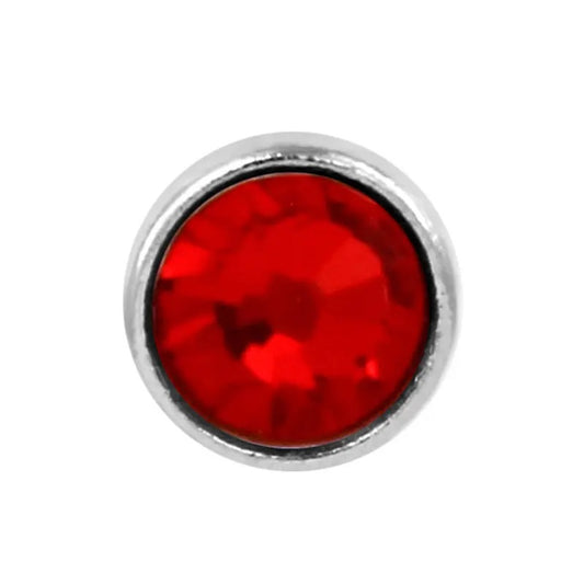 Dije de cristal rojo