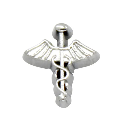 Dije de medicina, caduceo de Hermes o Mercurio