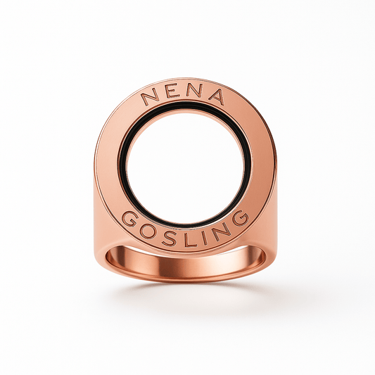 Anillo Cofre Rosado - nenagosling