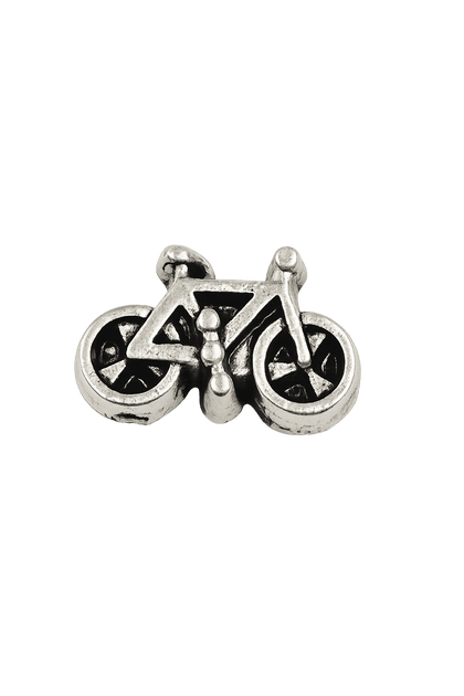 Bicicleta plateada