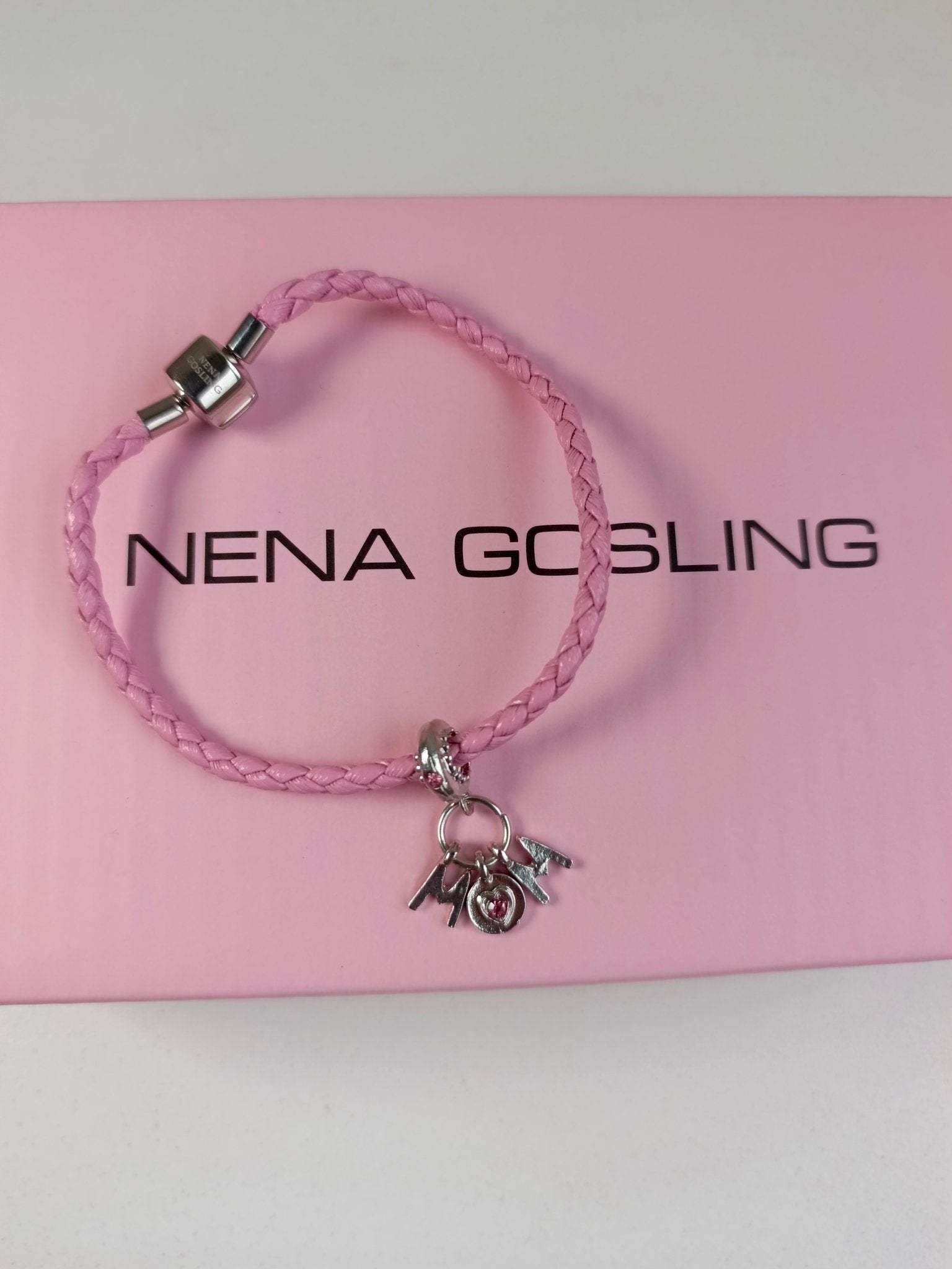 Brazalete Mama en Cuero trenzado - nenagosling