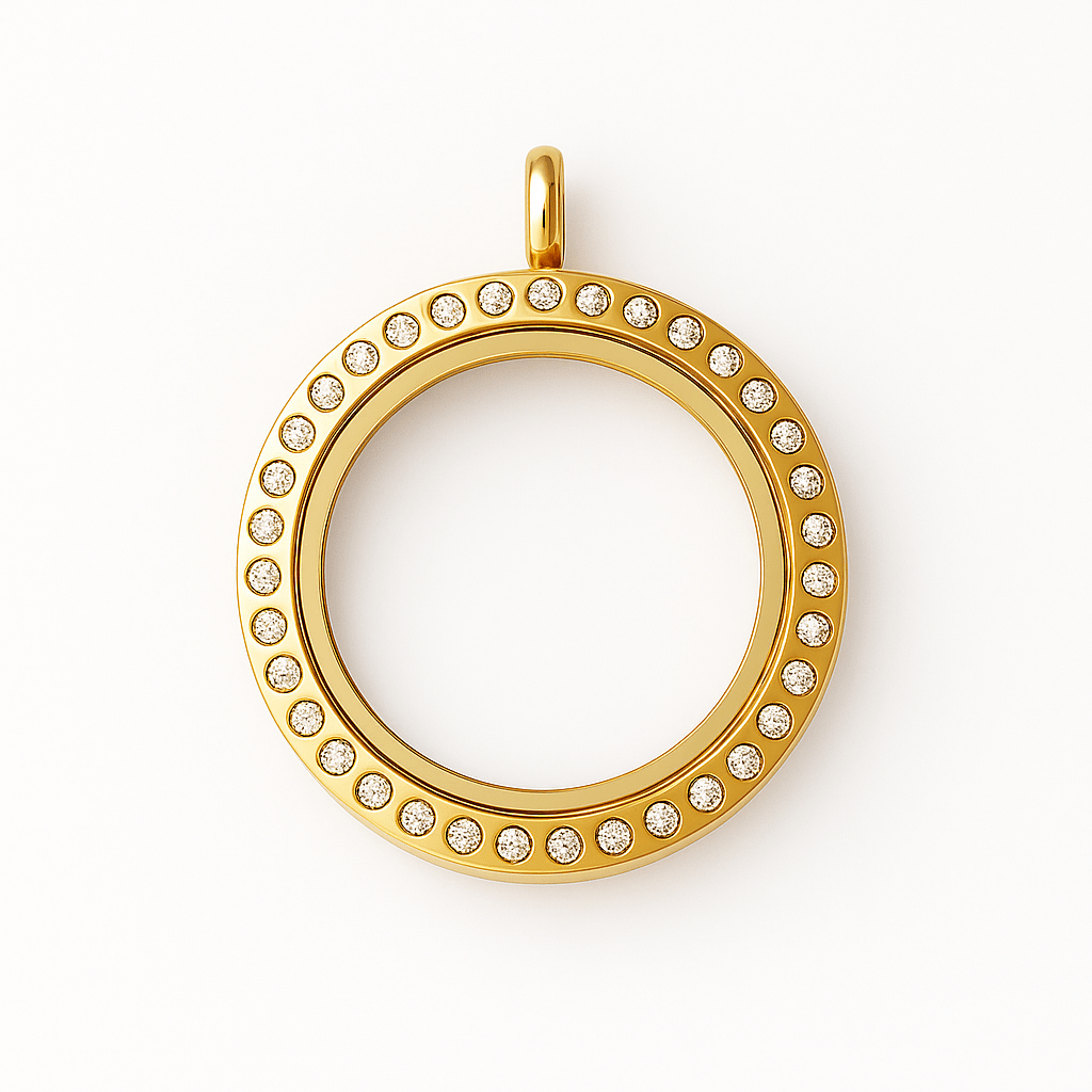 Cofre Cristales Dorado - nenagosling