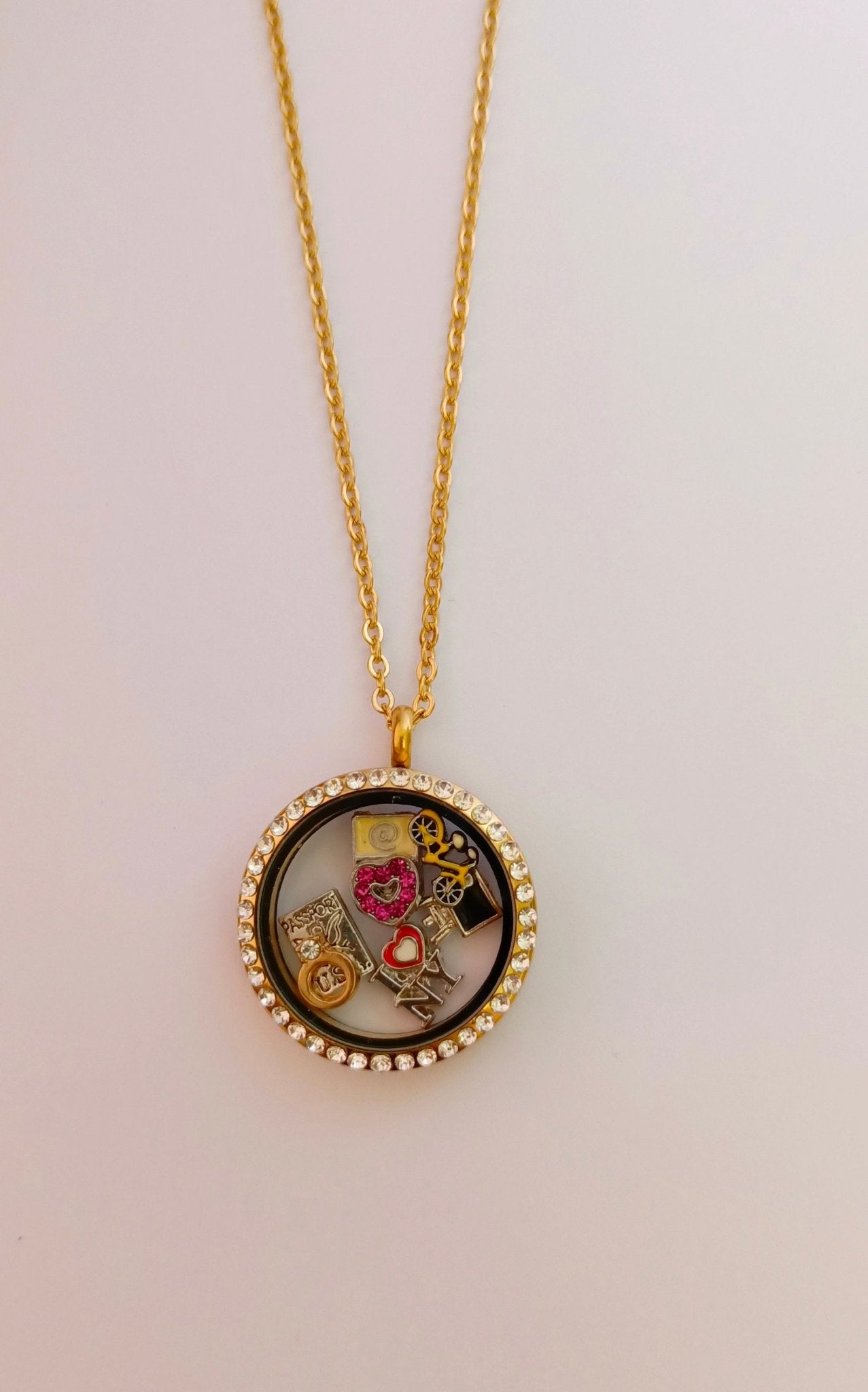 Cofre Cristales Dorado - nenagosling