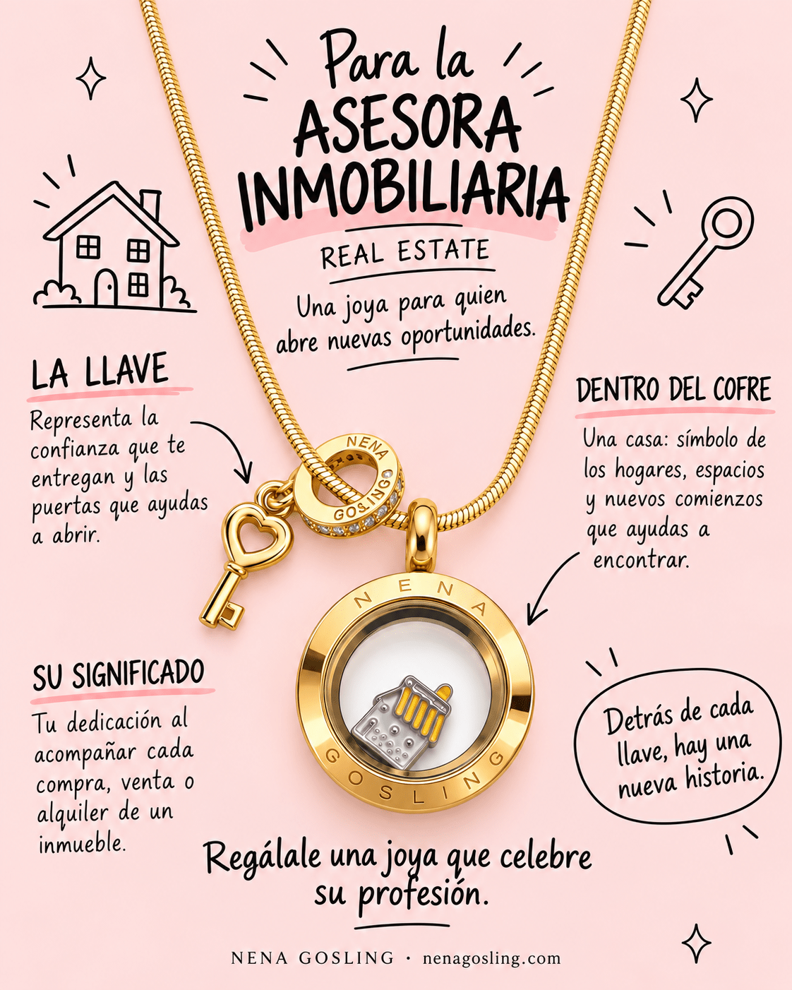 Cofre para Asesora Inmobiliaria - Real Estate - nenagosling