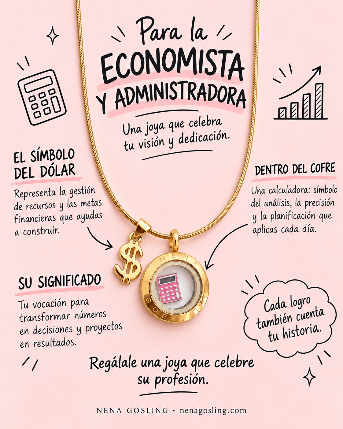 Cofre para Economista o Administradora - nenagosling