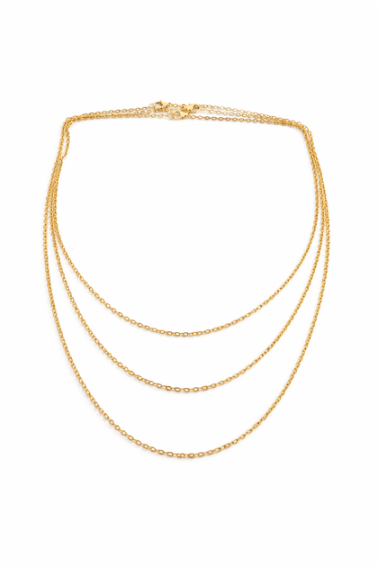 Collar Cascada Personalizable (3 Cadenas) – Crea Tu Historia