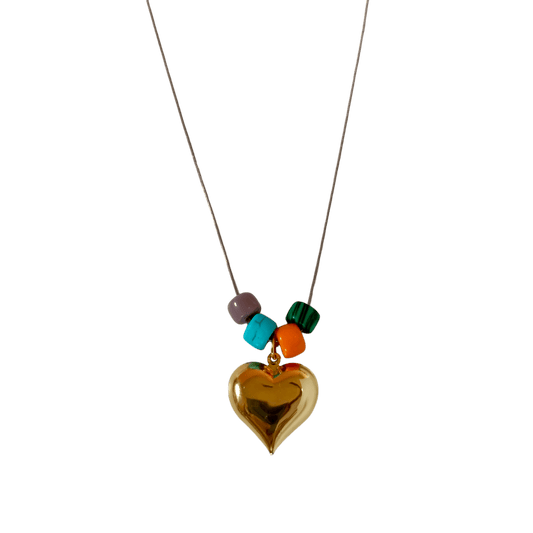 Collar Fiesta de Colores Gold - nenagosling