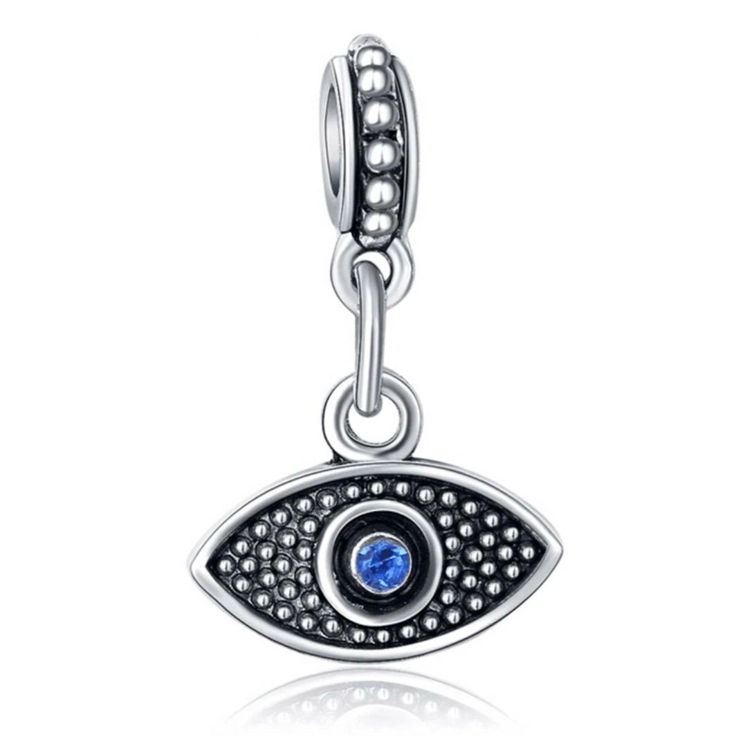 🧿 Descripción del producto – Dije Colgante Ojo Turco Plateado - nenagosling