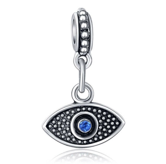 🧿 Descripción del producto – Dije Colgante Ojo Turco Plateado - nenagosling