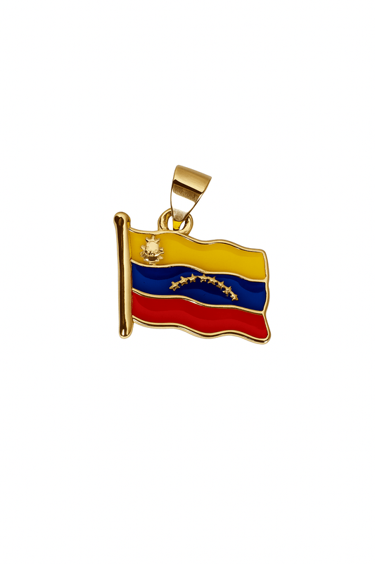 Dije Colgante Bandera de Venezuela 🇻🇪✨ - nenagosling