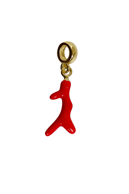 Dije Colgante Coral Rojo – Protección & Energía 🔴✨ - nenagosling