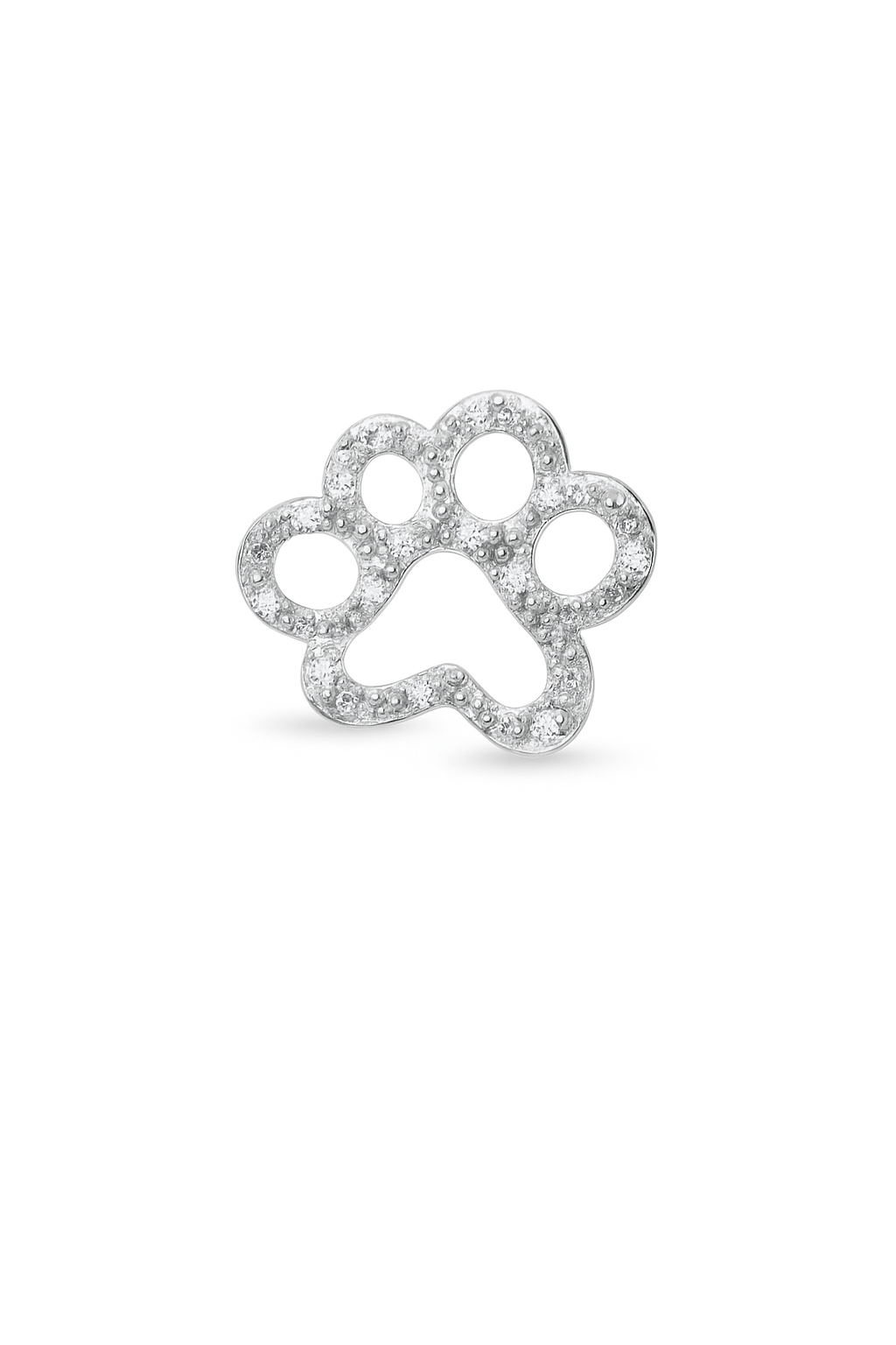 🐶 Dije Colgante Huella con Brillanticos - nenagosling
