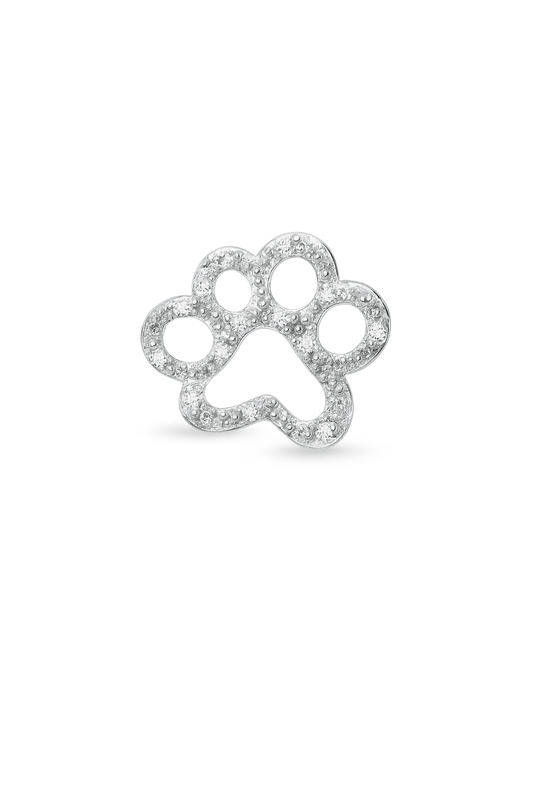 🐶 Dije Colgante Huella con Brillanticos - nenagosling