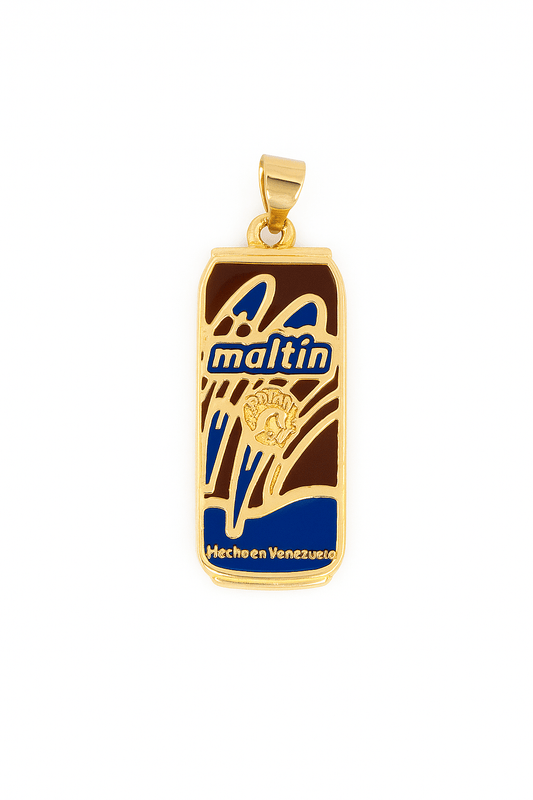 Dije Colgante Lata Maltín Polar (Chapa Estilo Rectangular) 🥤✨ - nenagosling