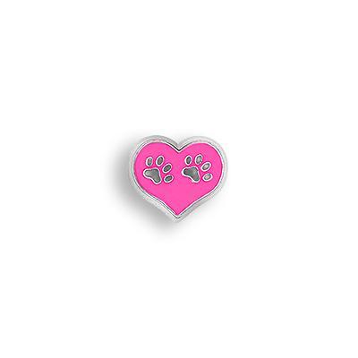 Dije de Corazón Paticas de Perrita - nenagosling