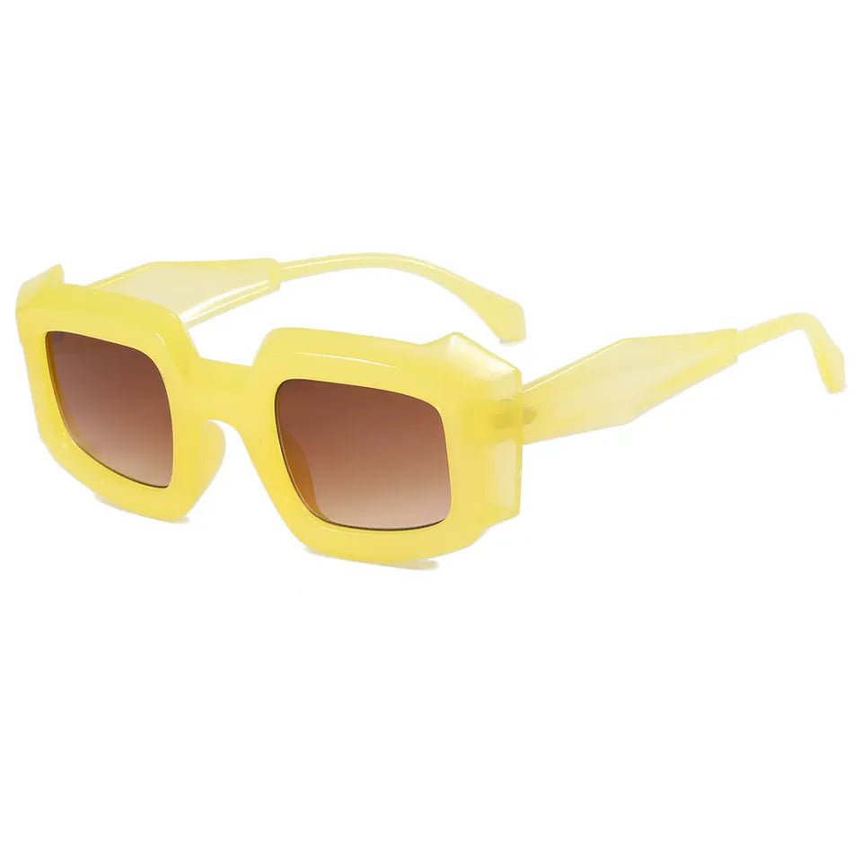 Gafas de Sol Maxi Amarillas – Estilo Retro Sunny Vibes - nenagosling