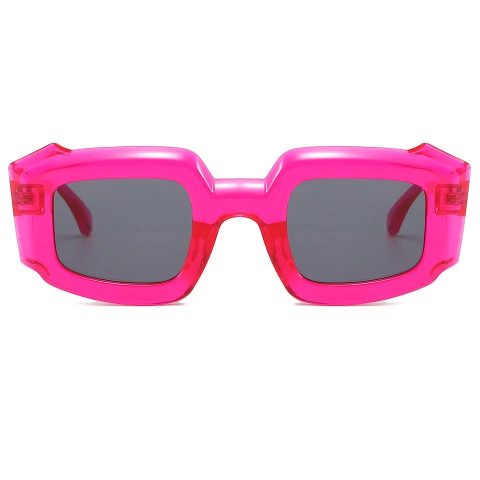 Gafas de Sol Maxi Fucsia – Estilo Bold & Trendy - nenagosling