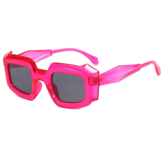 Gafas de Sol Maxi Fucsia – Estilo Bold & Trendy - nenagosling