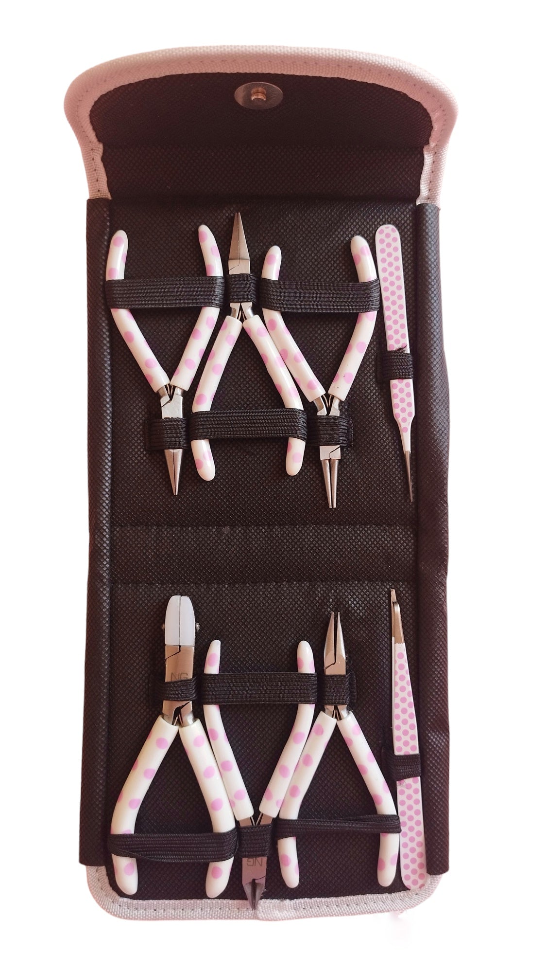 Juego de 8 herramientas a juego de LUNARES FASHION – Kit de suministro de fabricación de joyas - nenagosling