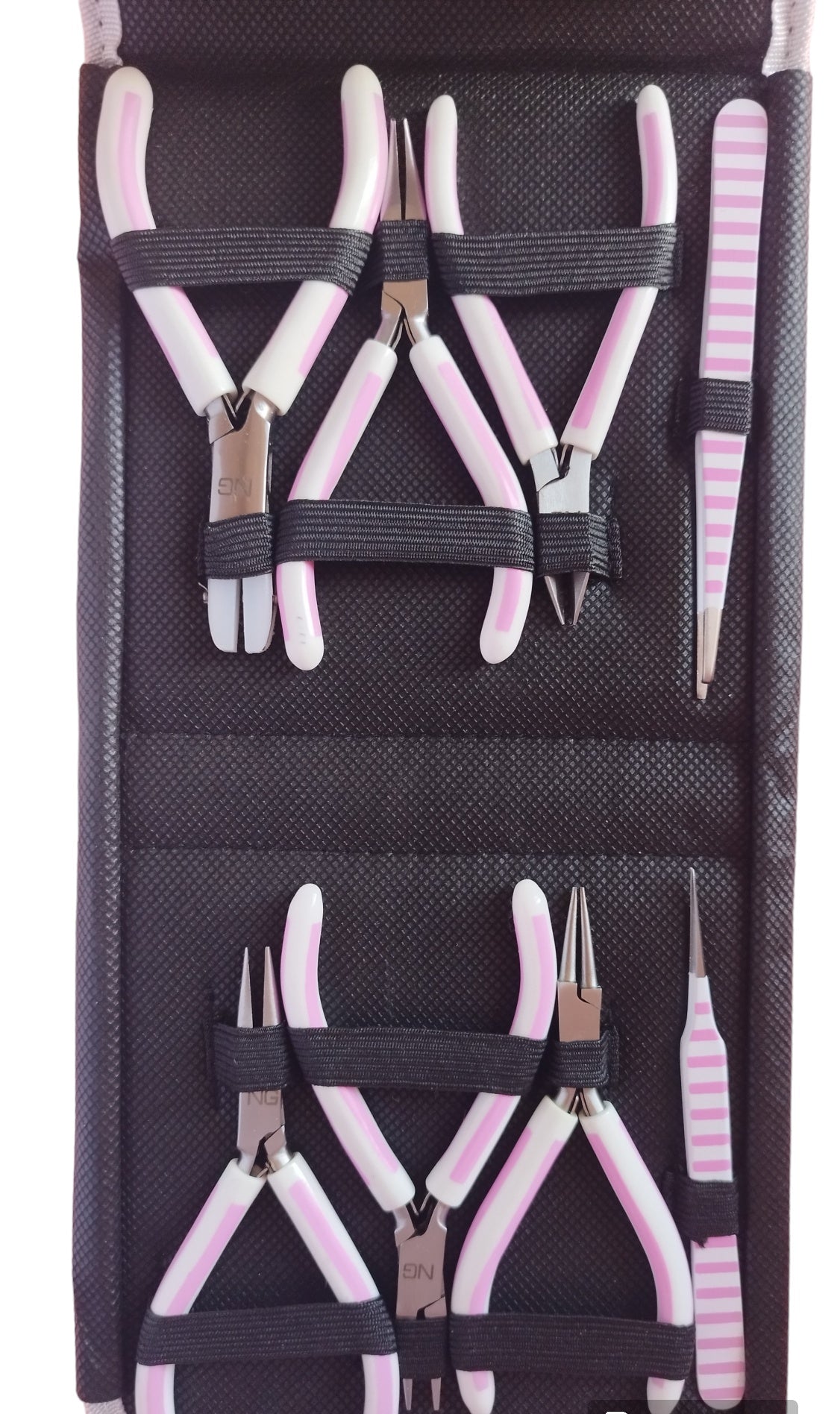 Juego de 8 herramientas a juego de RAYAS FASHION – Kit de suministro de fabricación de joyas para crear - nenagosling