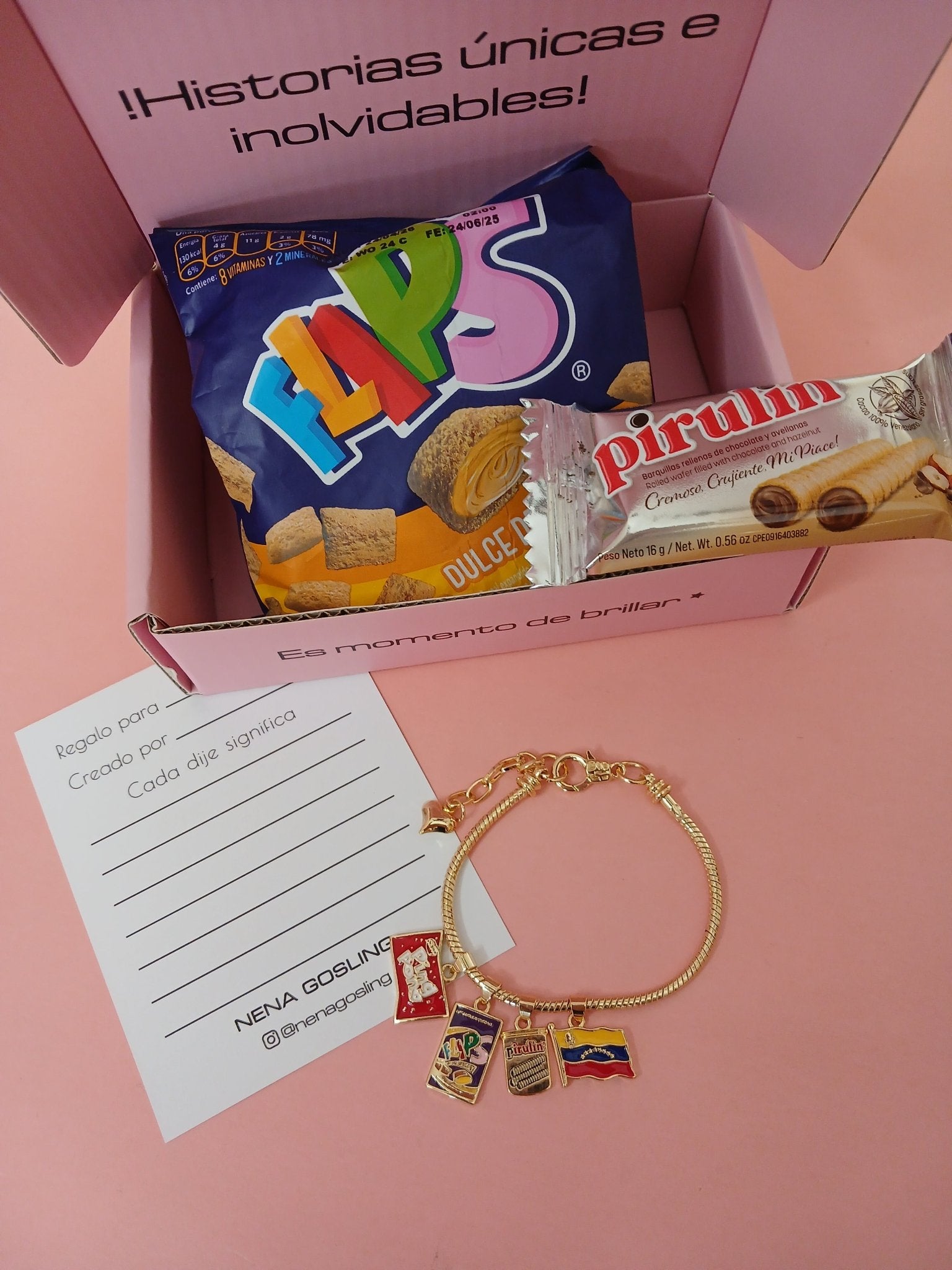 Kit Pulsera Flips Pirulin + Aretes - nenagosling