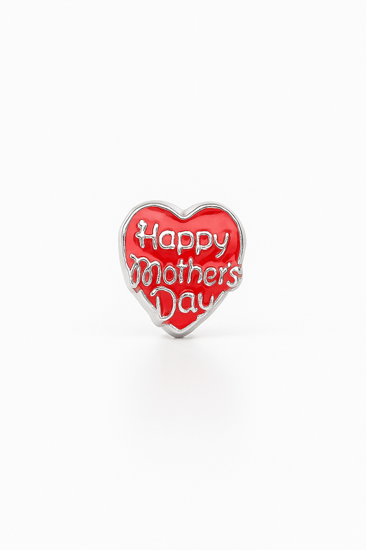 Mini Dije Corazón Rojo “Happy Mother’s Day” - nenagosling