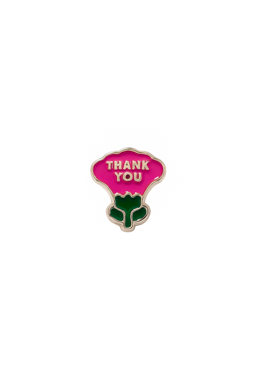 Mini Dije “Thank You” Flor Rosada - nenagosling