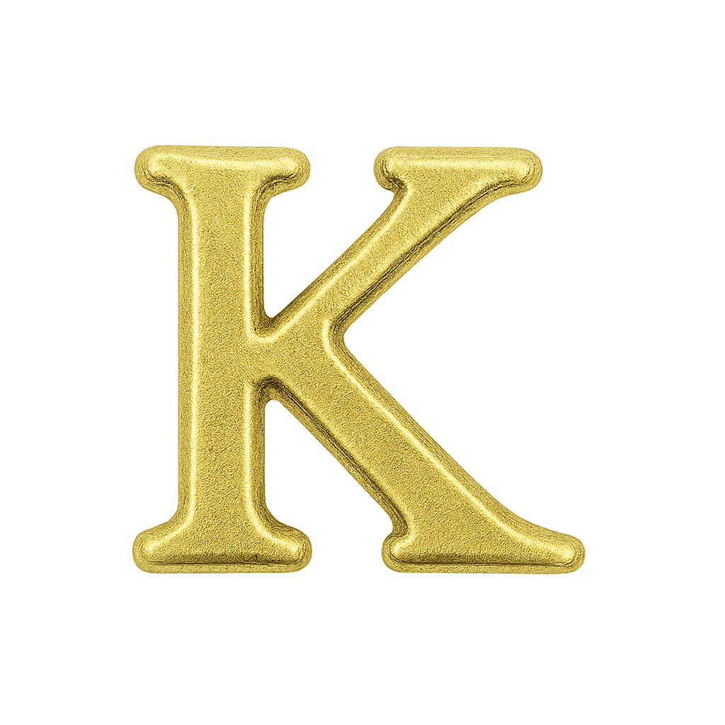 Mini Inicial Dorada para Cofres Personalizados - nenagosling