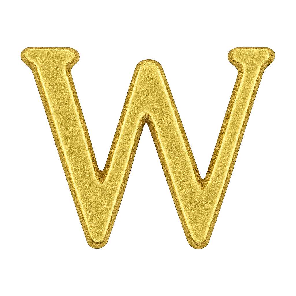 Mini Inicial Dorada para Cofres Personalizados - nenagosling