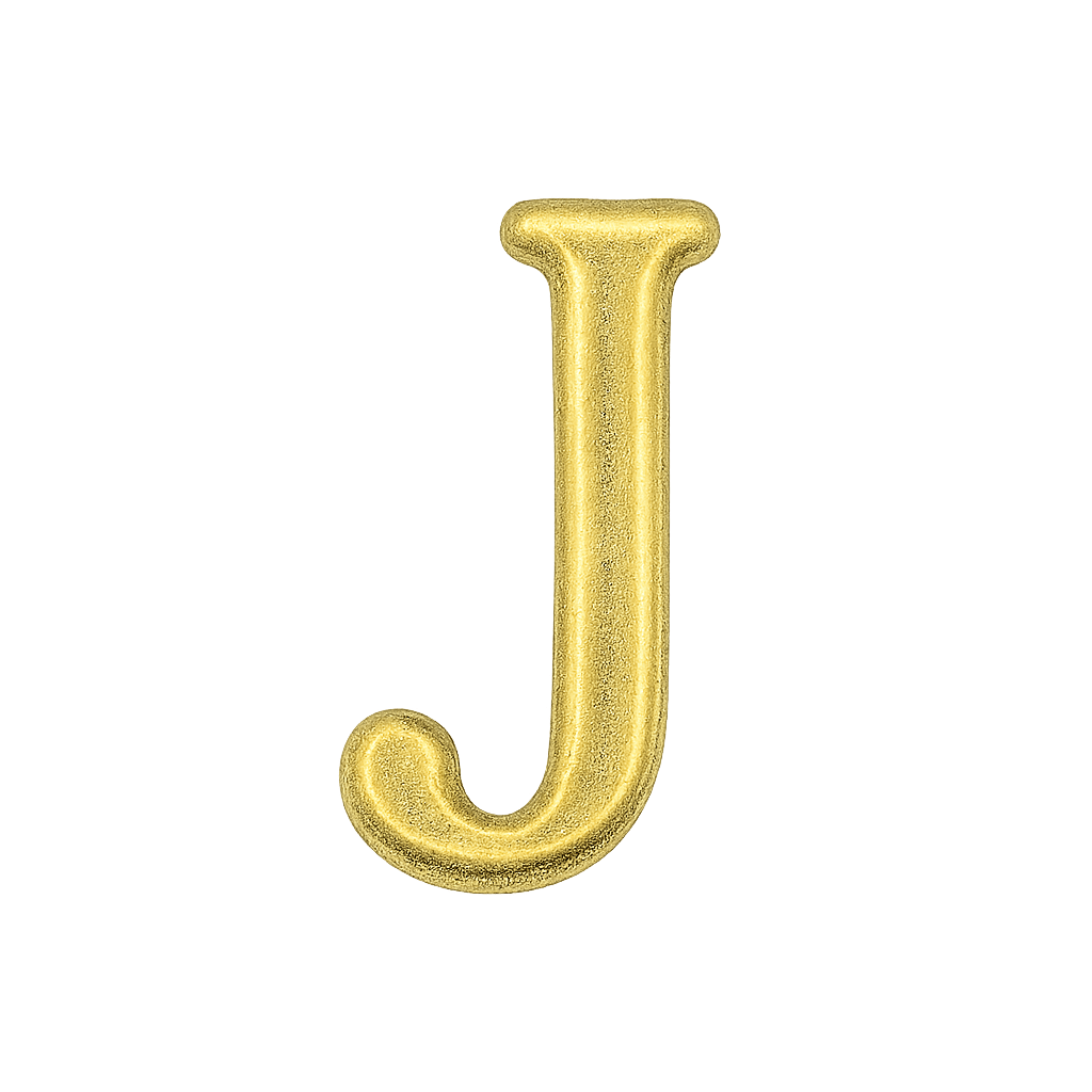 Mini Inicial Dorada para Cofres Personalizados - nenagosling