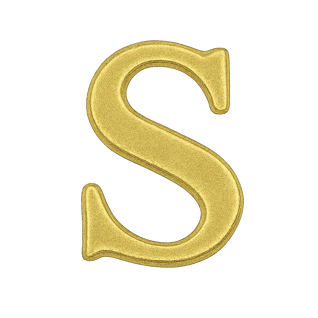 Mini Inicial Dorada para Cofres Personalizados - nenagosling