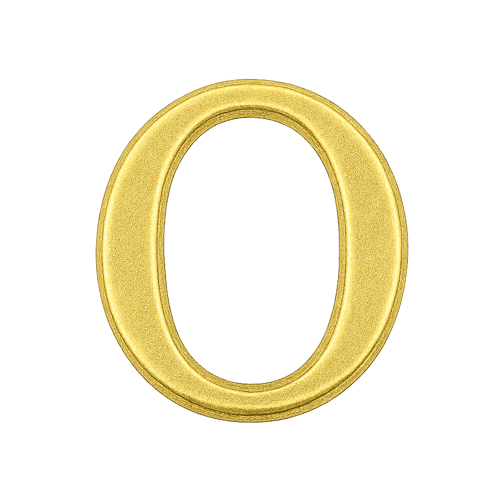 Mini Inicial Dorada para Cofres Personalizados - nenagosling