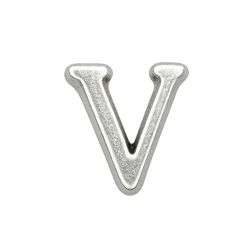 Mini Inicial Plateada para Cofres Personalizados - nenagosling