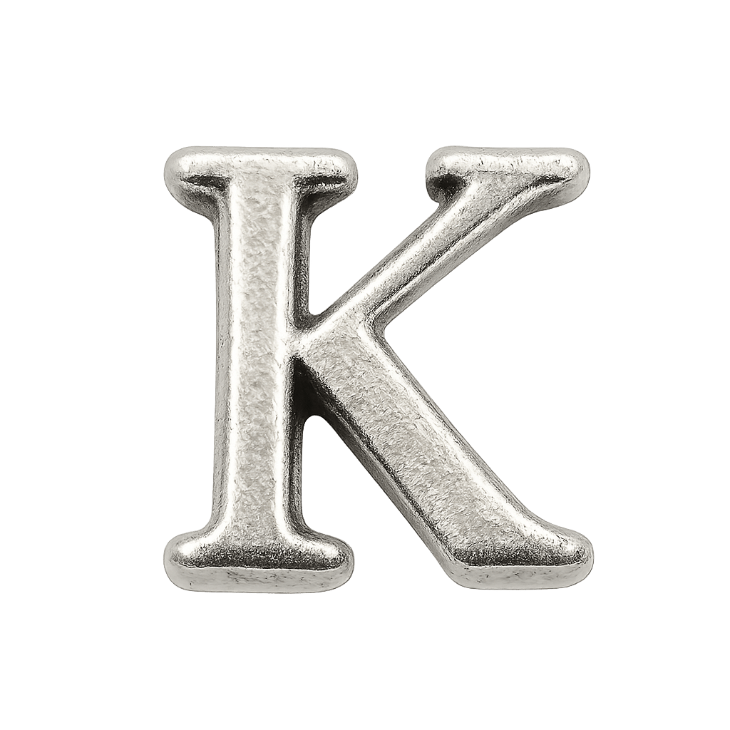 Mini Inicial Plateada para Cofres Personalizados - nenagosling