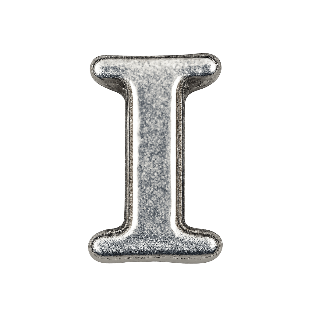 Mini Inicial Plateada para Cofres Personalizados - nenagosling