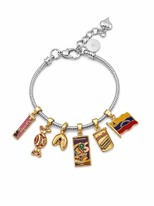 Pulsera Chucherías + Letra - nenagosling