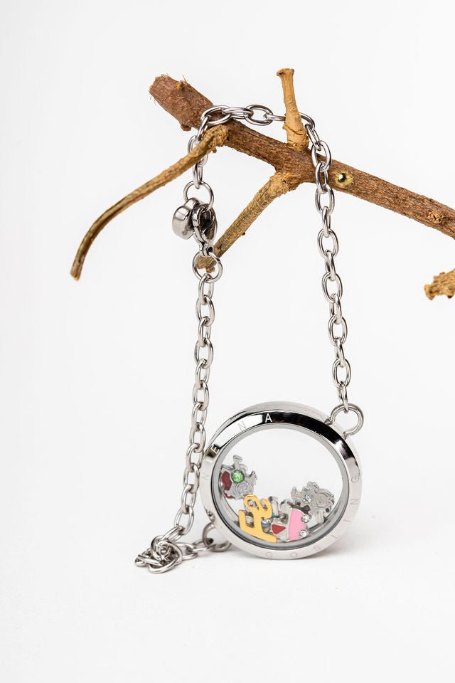 Pulsera Grande Plateada - nenagosling