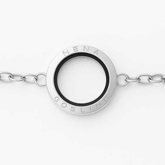 Pulsera Pequeña Plateada - nenagosling