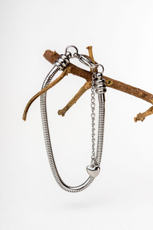 Pulsera Plateada Cuenta tu Historia - nenagosling