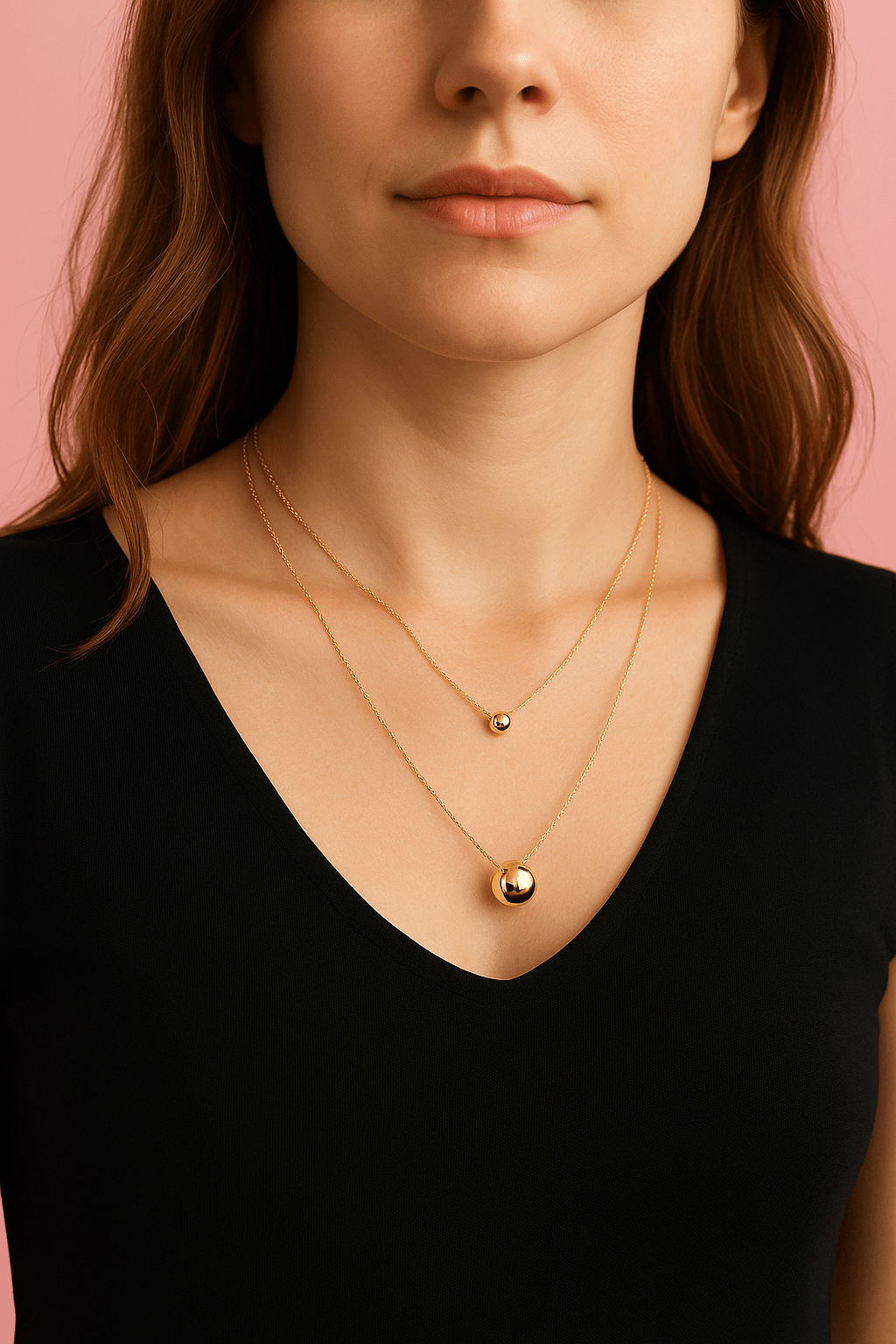Set Collar Planet + Aretes Gold - nenagosling